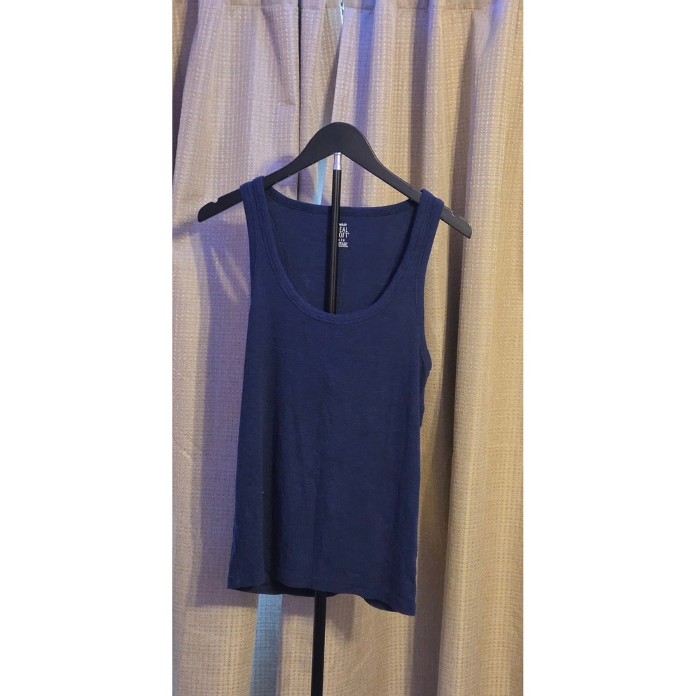 Aerie Real Soft Tank Top Women's Size Large Navy